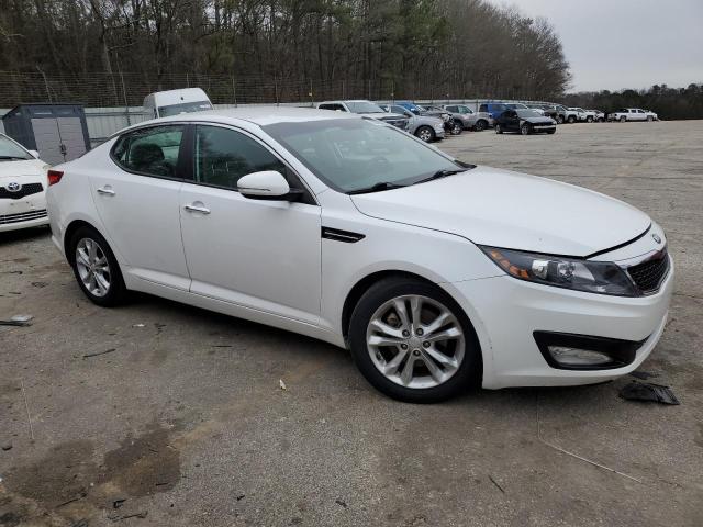 5XXGN4A78DG103772 - 2013 KIA OPTIMA EX WHITE photo 4