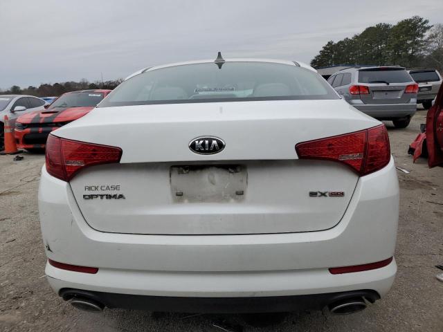 5XXGN4A78DG103772 - 2013 KIA OPTIMA EX WHITE photo 6