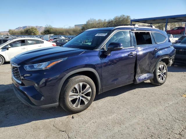 5TDHZRAH7LS508260 - 2020 TOYOTA HIGHLANDER XLE BLUE photo 1