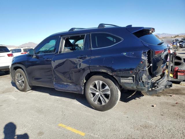 5TDHZRAH7LS508260 - 2020 TOYOTA HIGHLANDER XLE BLUE photo 2