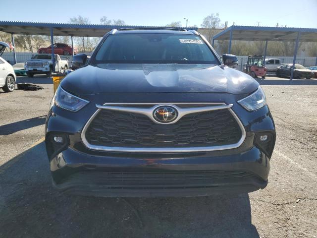5TDHZRAH7LS508260 - 2020 TOYOTA HIGHLANDER XLE BLUE photo 5