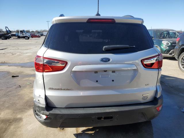 MAJ3S2GE2LC361047 - 2020 FORD ECOSPORT SE ვერცხლისფერი ფოტო 6