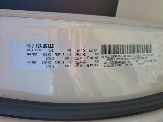 2C4RC1BGXHR712208 - 2017 CHRYSLER PACIFICA TOURING L Ağ foto 14