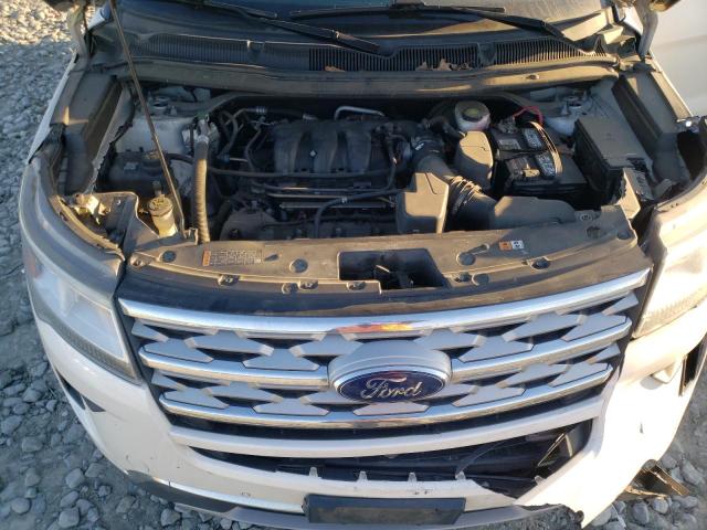 1FM5K8F88JGC56712 - 2018 FORD EXPLORER LIMITED თეთრი ფოტო 12