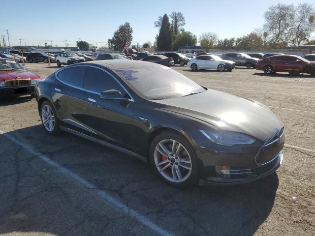 5YJSA1H25EFP62945 - 2014 TESLA MODEL S 绿色 照片 4