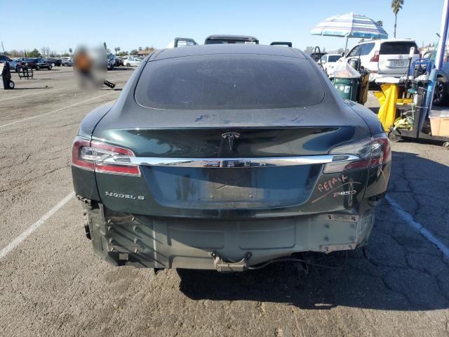 5YJSA1H25EFP62945 - 2014 TESLA MODEL S 绿色 照片 6