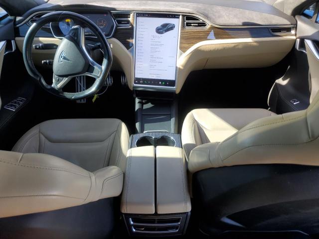 5YJSA1H25EFP62945 - 2014 TESLA MODEL S 绿色 照片 8