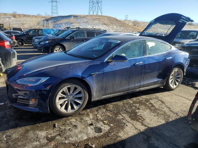 5YJSA1E20LF366939 - 2020 TESLA MODEL S BLUE photo 1