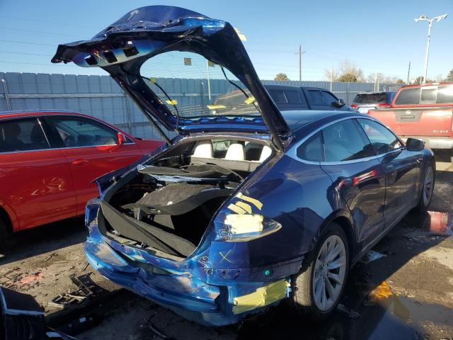 5YJSA1E20LF366939 - 2020 TESLA MODEL S BLUE photo 3