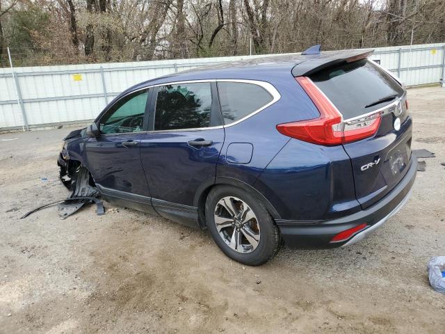 2HKRW5H30KH408778 - 2019 HONDA CR-V LX BLUE photo 2