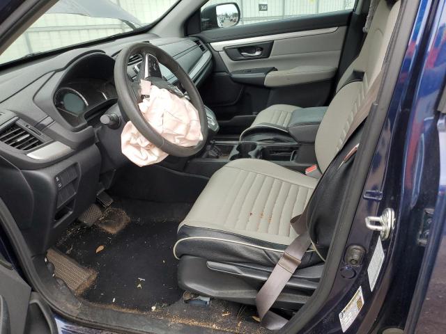2HKRW5H30KH408778 - 2019 HONDA CR-V LX BLUE photo 7