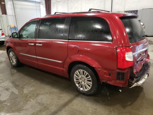 2C4RC1CG5DR660270 - 2013 CHRYSLER TOWN & COU TOURING L RED photo 2