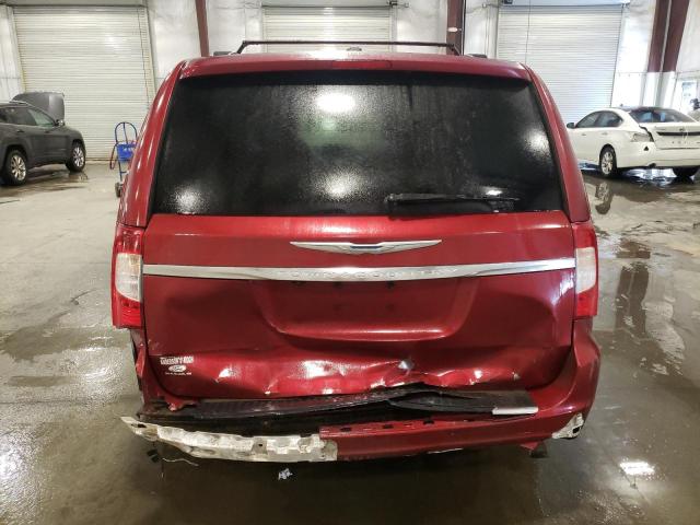 2C4RC1CG5DR660270 - 2013 CHRYSLER TOWN & COU TOURING L RED photo 6