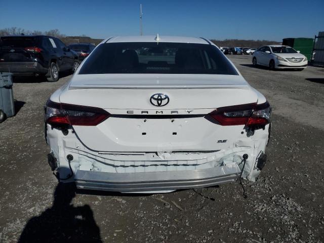 4T1G11AK3RU882249 - 2024 TOYOTA CAMRY SE NIGHT SHADE WHITE photo 6
