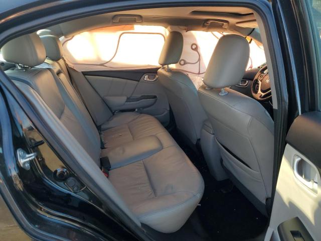 19XFB2F99DE267351 - 2013 HONDA CIVIC EXL შავი ფოტო 10