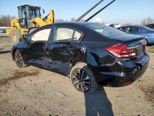 19XFB2F99DE267351 - 2013 HONDA CIVIC EXL შავი ფოტო 2