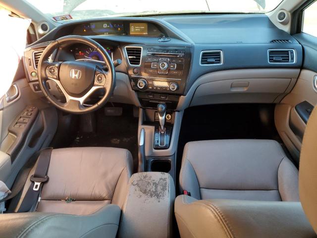 19XFB2F99DE267351 - 2013 HONDA CIVIC EXL შავი ფოტო 8