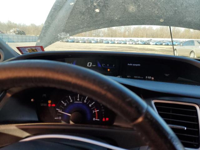 19XFB2F99DE267351 - 2013 HONDA CIVIC EXL შავი ფოტო 9