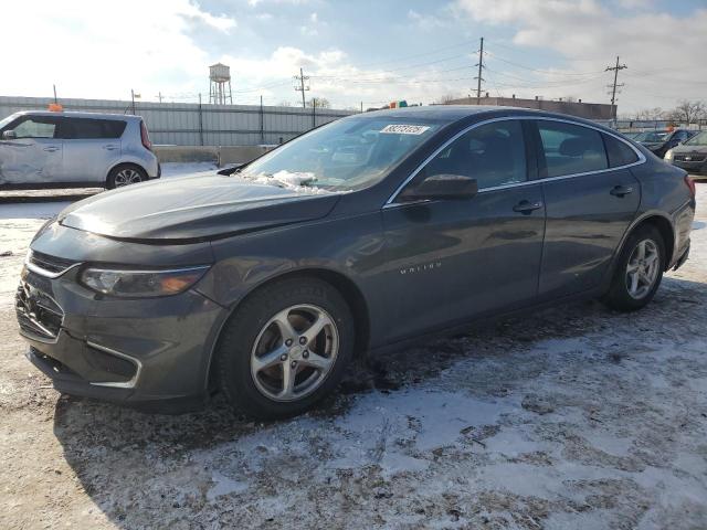 1G1ZB5STXHF200486 - 2017 CHEVROLET MALIBU 4D LS CHARCOAL photo 1