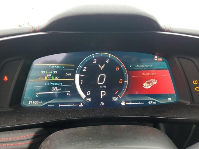 1G1YA3D47P5111083 - 2023 CHEVROLET CORVETTE STINGRAY 1LT WHITE photo 9