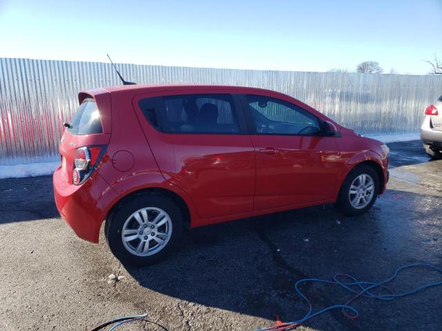 1G1JB6SH9C4126979 - 2012 CHEVROLET SONIC LS RED photo 3