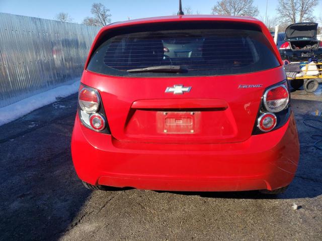 1G1JB6SH9C4126979 - 2012 CHEVROLET SONIC LS RED photo 6