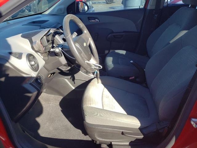 1G1JB6SH9C4126979 - 2012 CHEVROLET SONIC LS RED photo 7