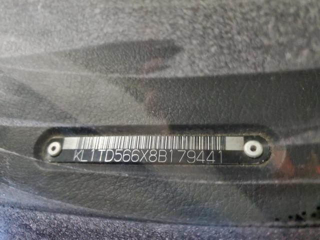 KL1TD566X8B179441 - 2008 CHEVROLET AVEO BASE Gümüş foto 12