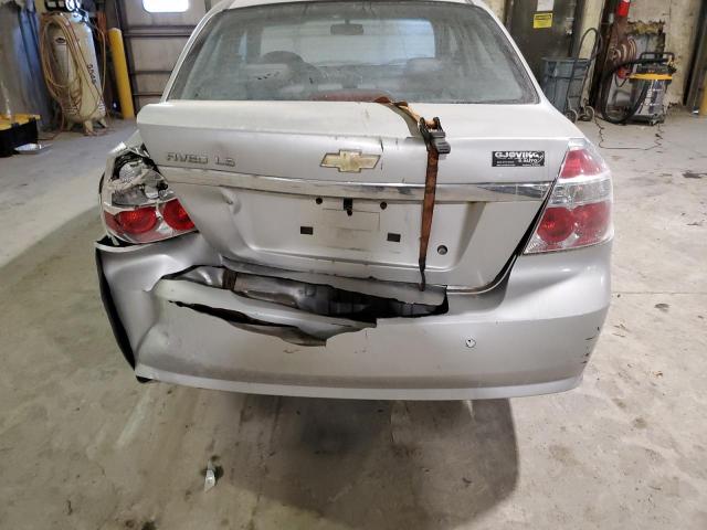 KL1TD566X8B179441 - 2008 CHEVROLET AVEO BASE Gümüş foto 6