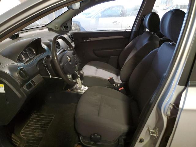 KL1TD566X8B179441 - 2008 CHEVROLET AVEO BASE Gümüş foto 7