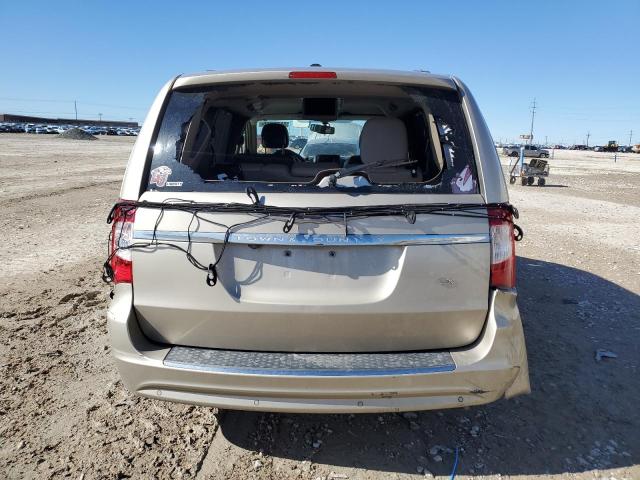 2C4RC1CGXDR682569 - 2013 CHRYSLER TOWN & COU TOURING L GOLD photo 6