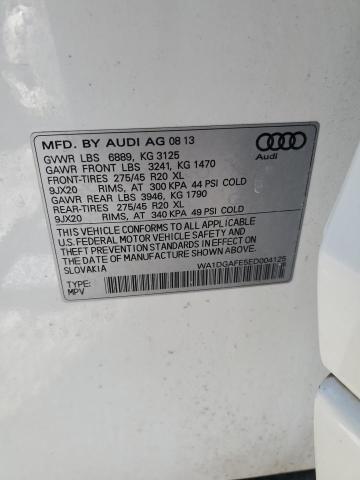 WA1DGAFE5ED004125 - 2014 AUDI Q7 PRESTIGE 白色 照片 13