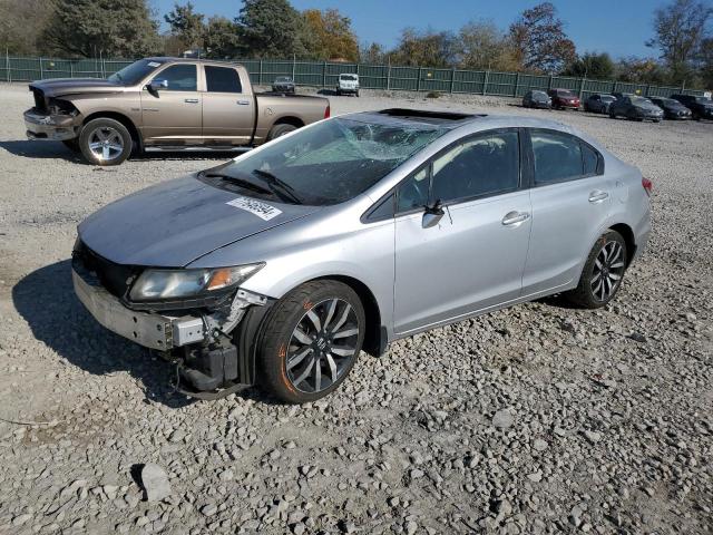 2HGFB2F90FH538516 - 2015 HONDA CIVIC EXL SILVER photo 1