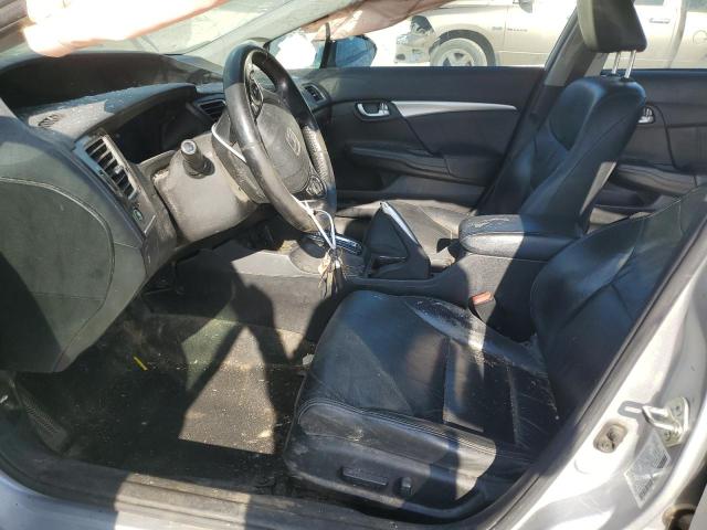 2HGFB2F90FH538516 - 2015 HONDA CIVIC EXL SILVER photo 7
