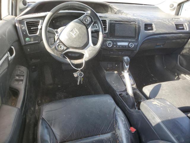 2HGFB2F90FH538516 - 2015 HONDA CIVIC EXL SILVER photo 8