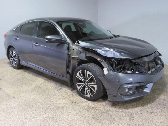 2HGFC1F70HH645185 - 2017 HONDA CIVIC EXL GRAY photo 1