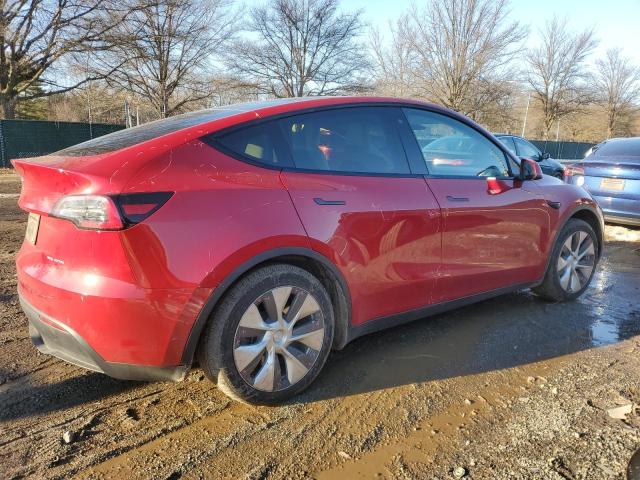 5YJYGDEE2LF034635 - 2020 TESLA MODEL Y RED photo 3