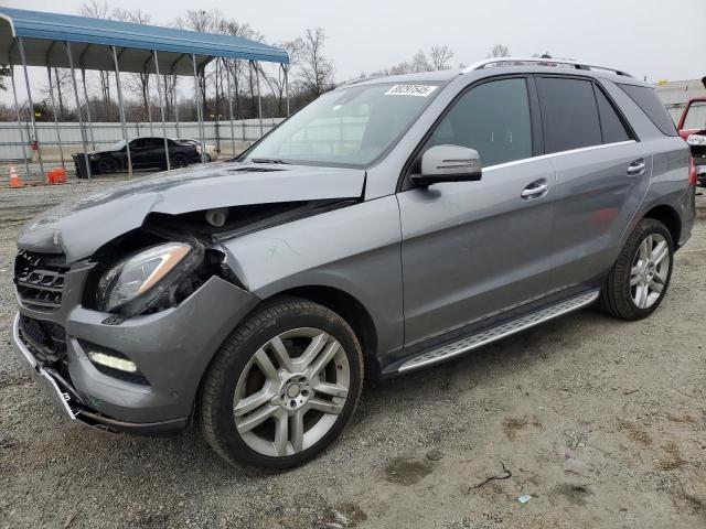 4JGDA5HB1DA118300 - 2013 MERCEDES-BENZ ML 350 4MATIC SILVER photo 1