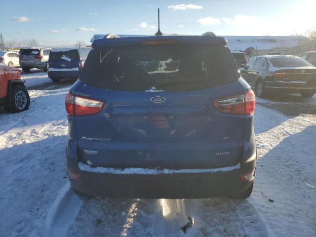 MAJ6S3GL8MC403742 - 2021 FORD ECOSPORT SE ლურჯი ფოტო 6