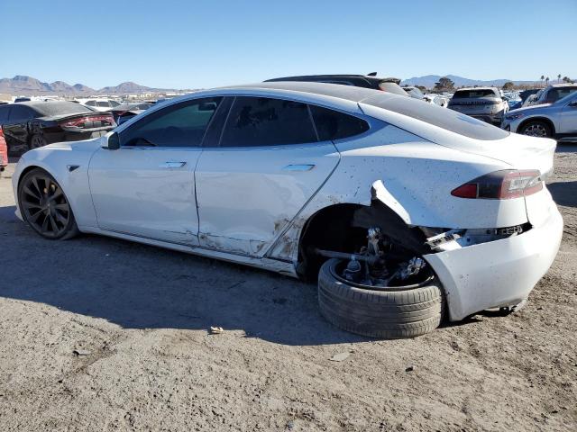 5YJSA1E2XMF427411 - 2021 TESLA MODEL S WHITE photo 2