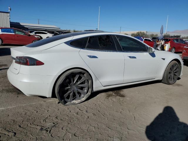 5YJSA1E2XMF427411 - 2021 TESLA MODEL S WHITE photo 3