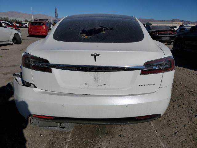 5YJSA1E2XMF427411 - 2021 TESLA MODEL S WHITE photo 6