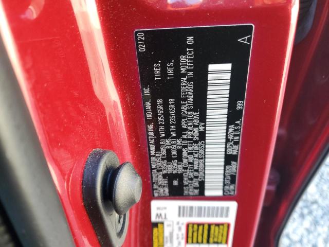5TDHZRBH9LS506525 - 2020 TOYOTA HIGHLANDER XLE RED photo 14