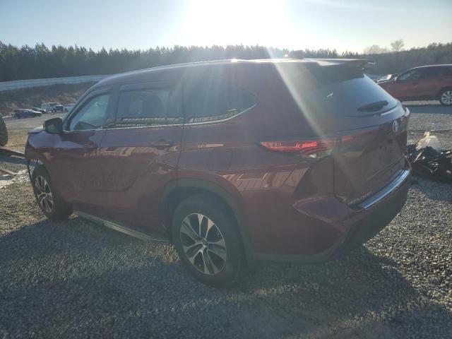 5TDHZRBH9LS506525 - 2020 TOYOTA HIGHLANDER XLE RED photo 2