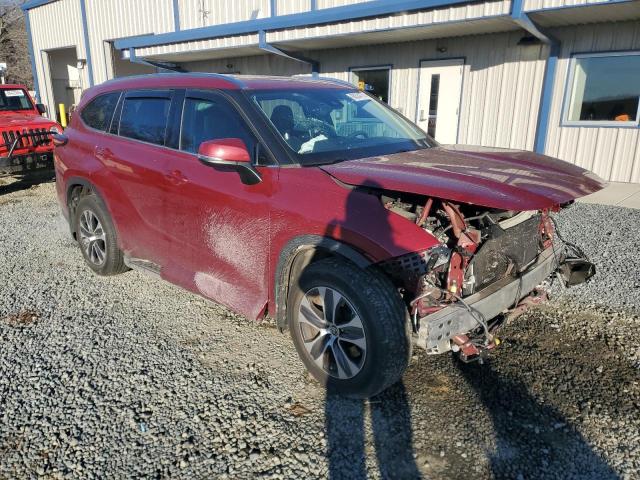 5TDHZRBH9LS506525 - 2020 TOYOTA HIGHLANDER XLE RED photo 4