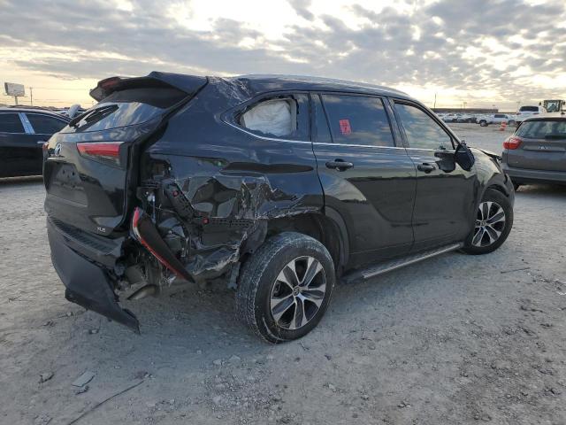 5TDGZRAH2NS141248 - 2022 TOYOTA HIGHLANDER XLE BLACK photo 3