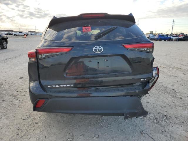 5TDGZRAH2NS141248 - 2022 TOYOTA HIGHLANDER XLE BLACK photo 6