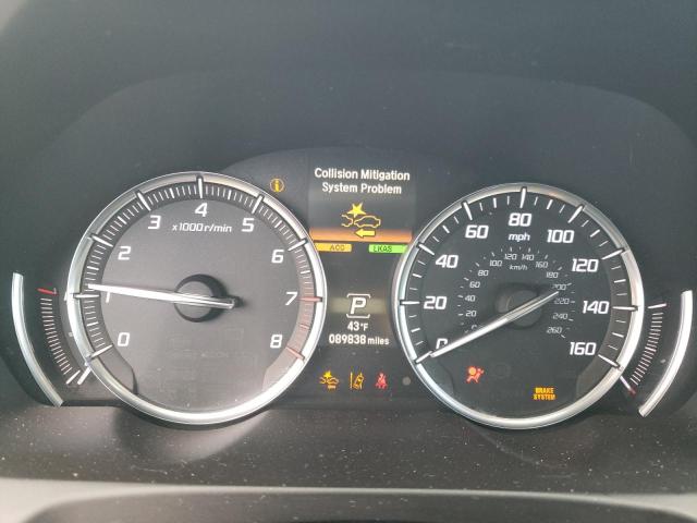 19UUB2F76HA001656 - 2017 ACURA TLX ADVANCE BLACK photo 9