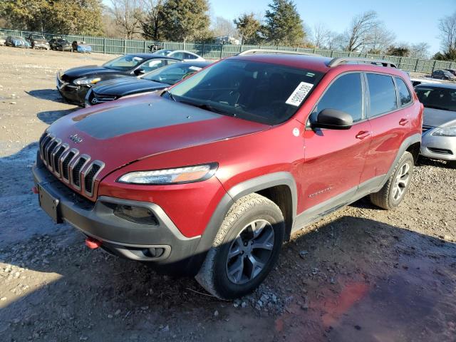 1C4PJMBS3FW527120 - 2015 JEEP CHEROKEE TRAILHAWK RED photo 1