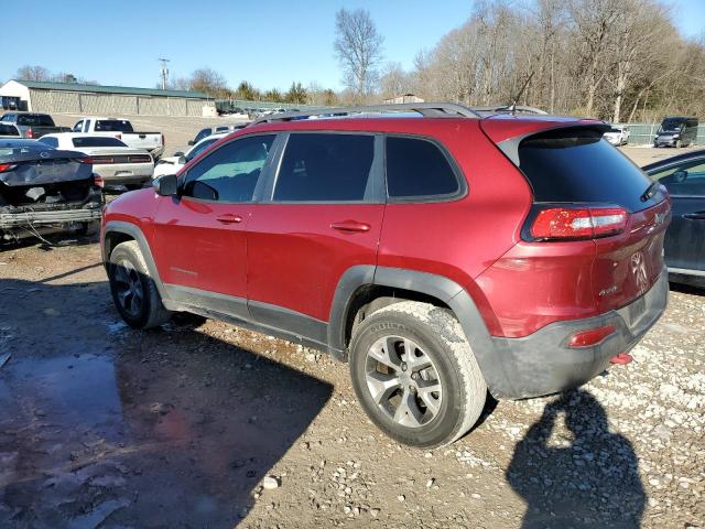 1C4PJMBS3FW527120 - 2015 JEEP CHEROKEE TRAILHAWK RED photo 2